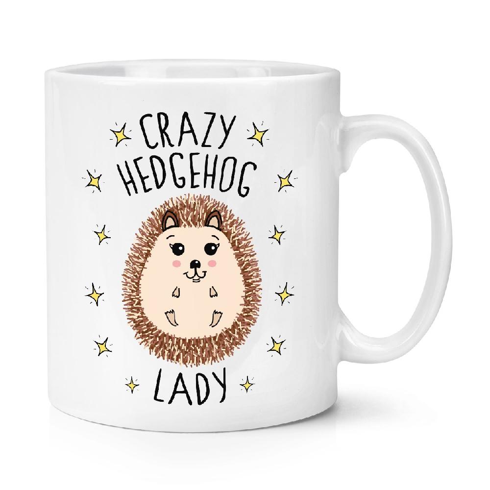 gift base Crazy Hedgehog Lady 10oz Mug Cup
