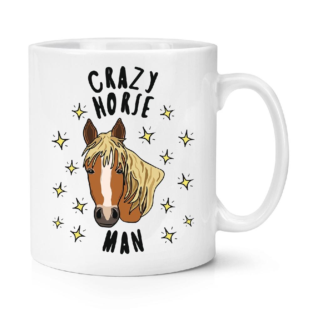 gift base Crazy Horse Man Stars 10oz Mug Cup