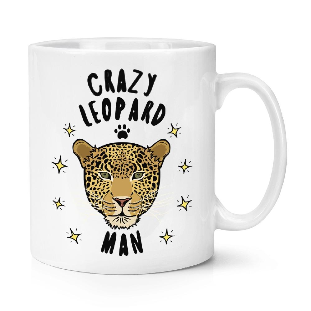 gift base Crazy Leopard Man 10oz Mug Cup