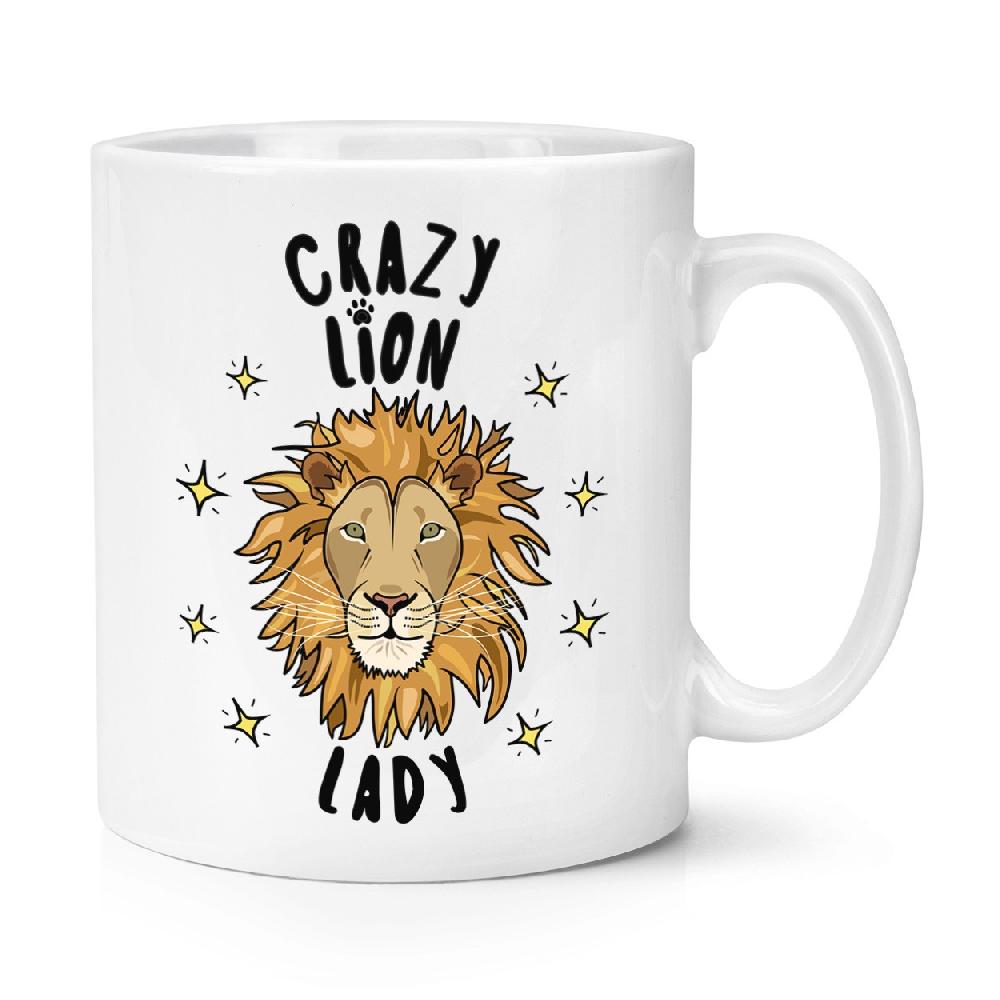 gift base Crazy Lion Lady Stars 10oz Mug Cup