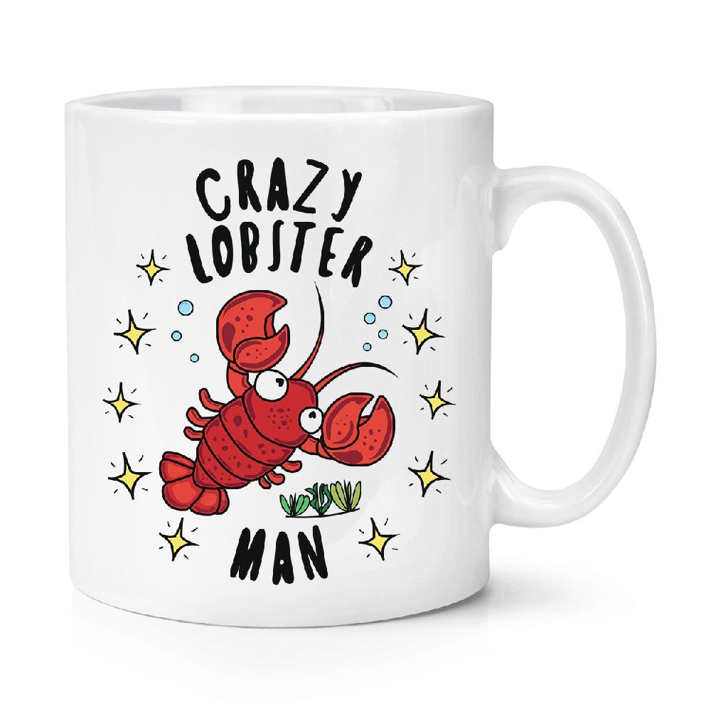 gift base Crazy Lobster Man Stars 10oz Mug Cup