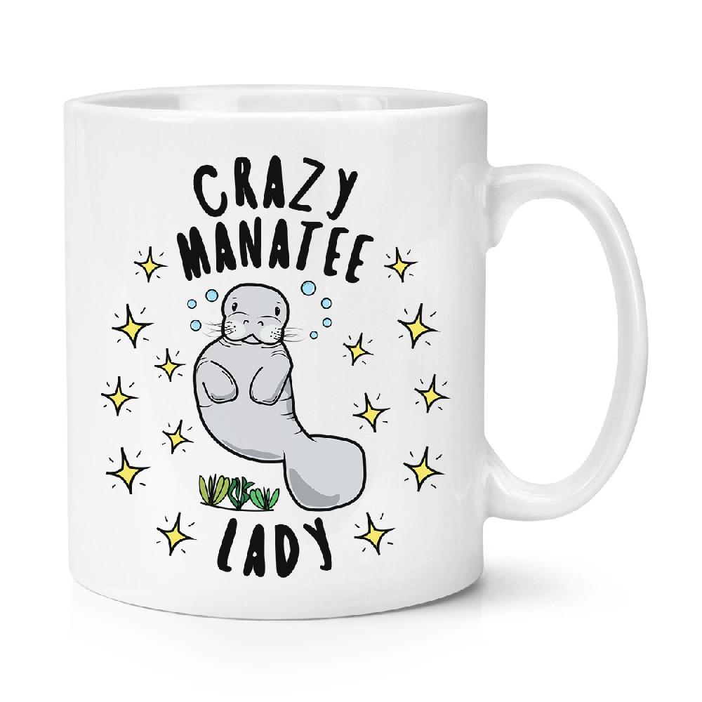 gift base Crazy Manatee Lady Stars 10oz Mug Cup