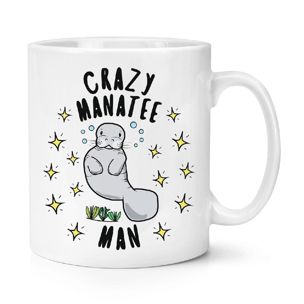 gift base Crazy Manatee Man Stars 10oz Mug Cup