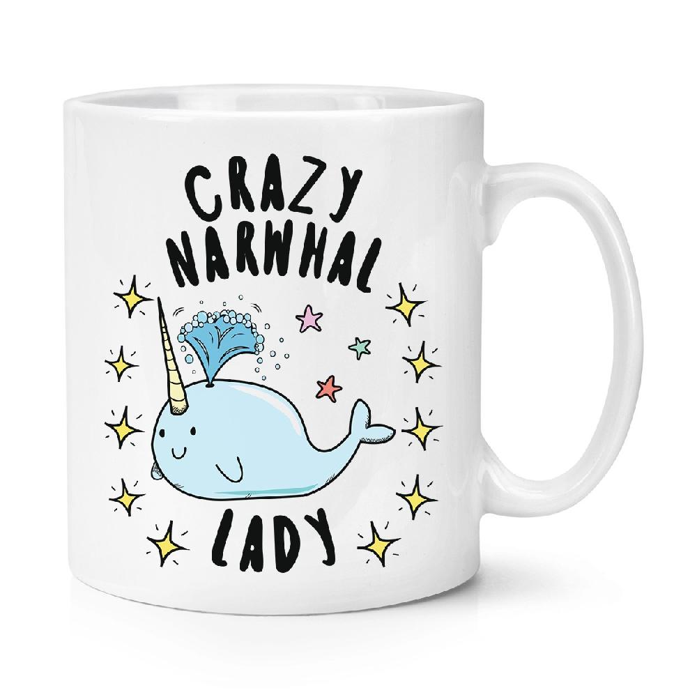 gift base Crazy Narwhal Lady Stars 10oz Mug Cup