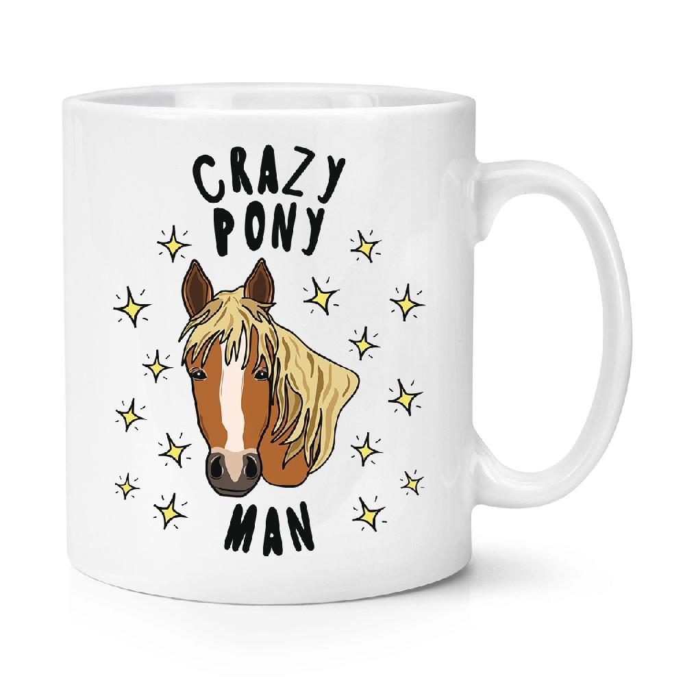 gift base Crazy Pony Man Stars 10oz Mug Cup