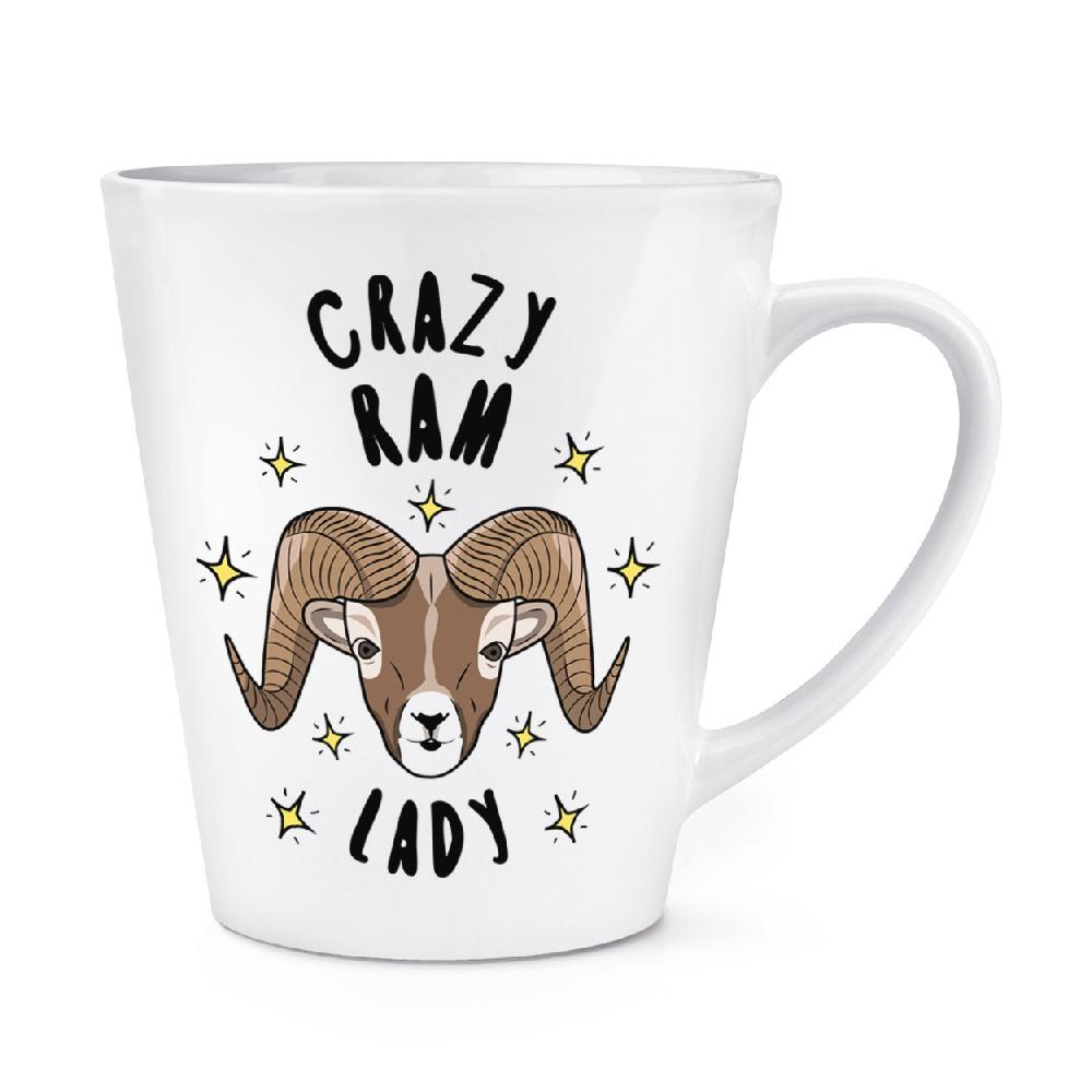 gift base Crazy Ram Lady Stars 12oz Latte Mug Cup
