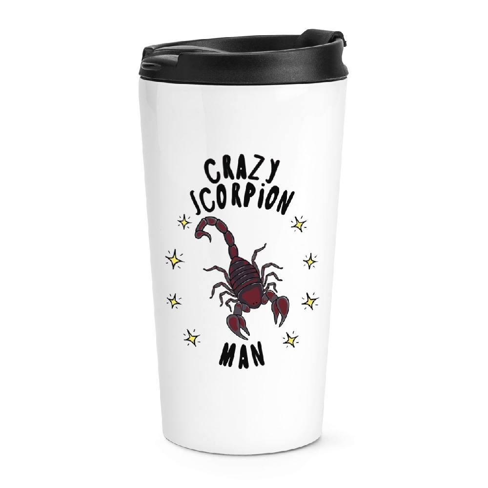 gift base Crazy Scorpion Man Stars Travel Mug Cup