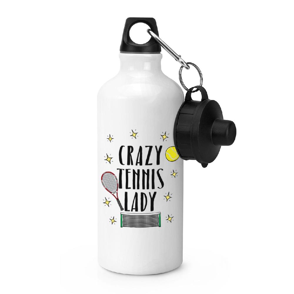 gift base Crazy Tennis Lady Sports Bottle