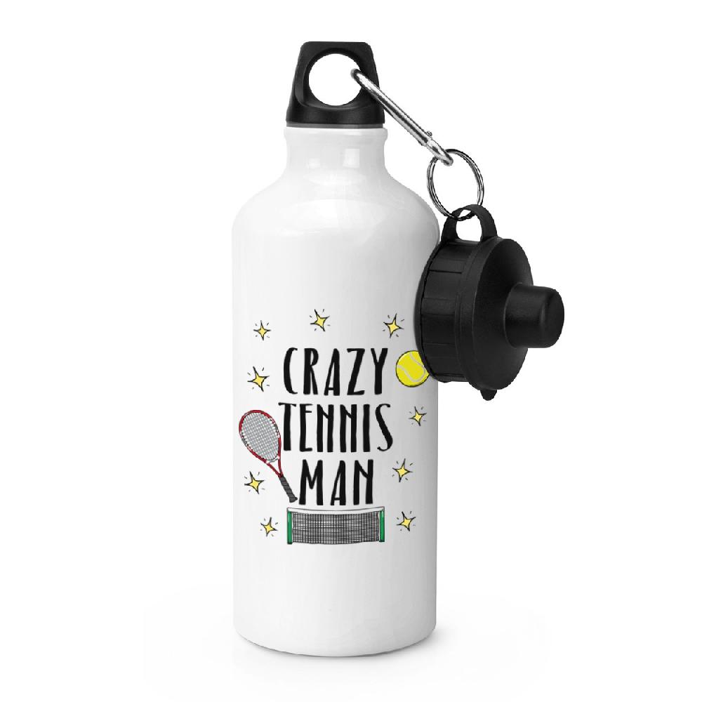 gift base Crazy Tennis Man Sports Bottle