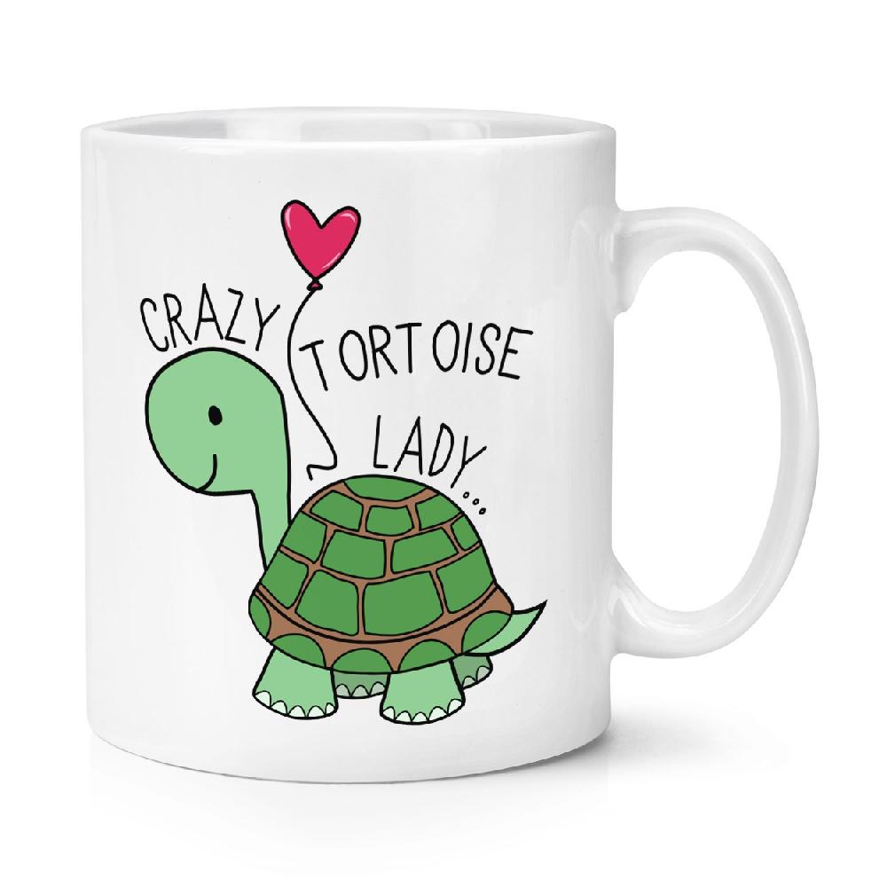 gift base Crazy Tortoise Lady 10oz Mug Cup