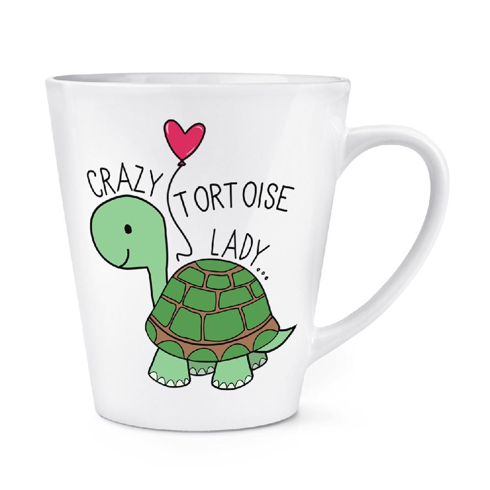 gift base Crazy Tortoise Lady 12oz Latte Mug Cup
