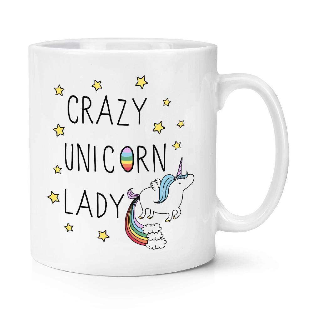 gift base Crazy Unicorn Lady 10oz Mug Cup