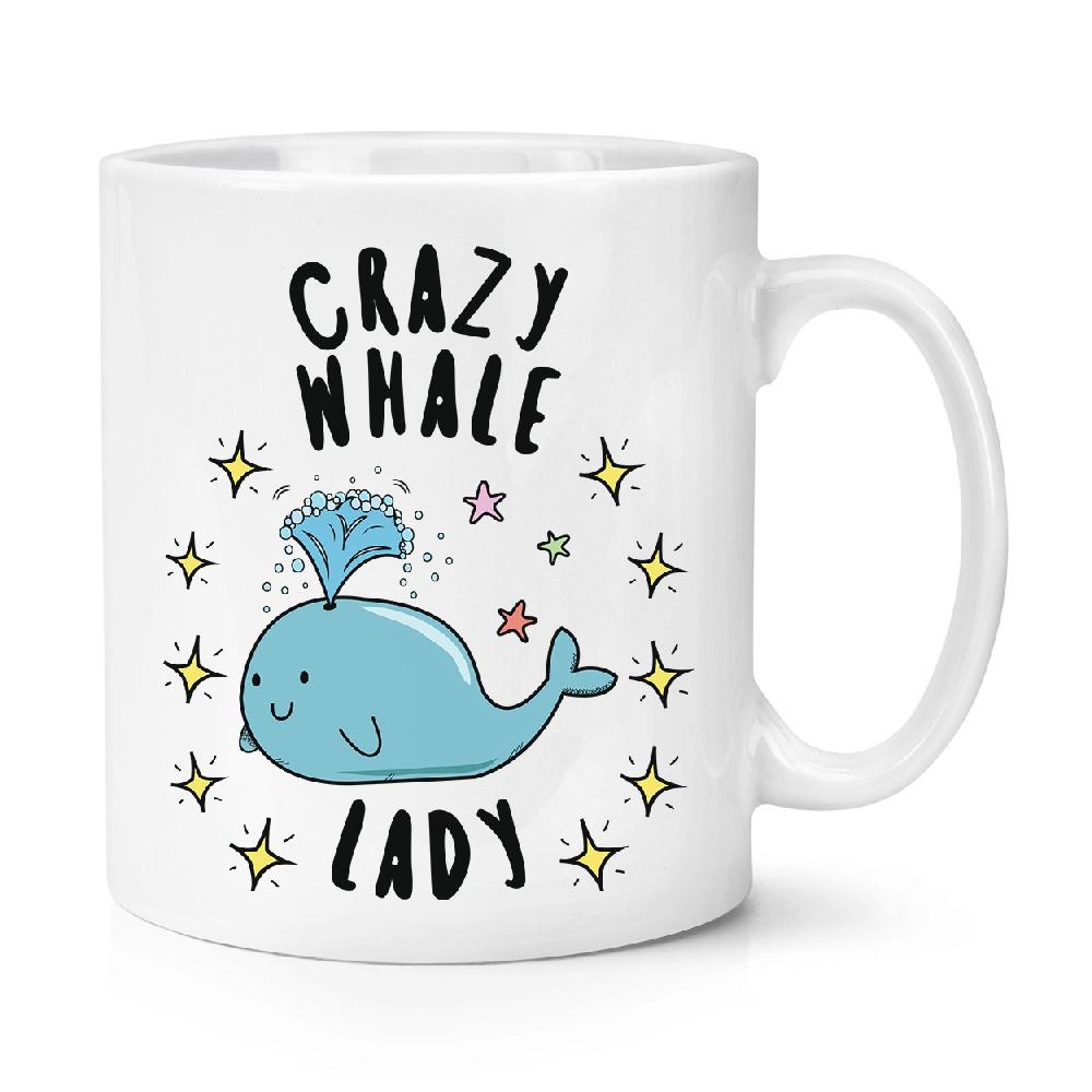 gift base Crazy Whale Lady Stars 10oz Mug Cup