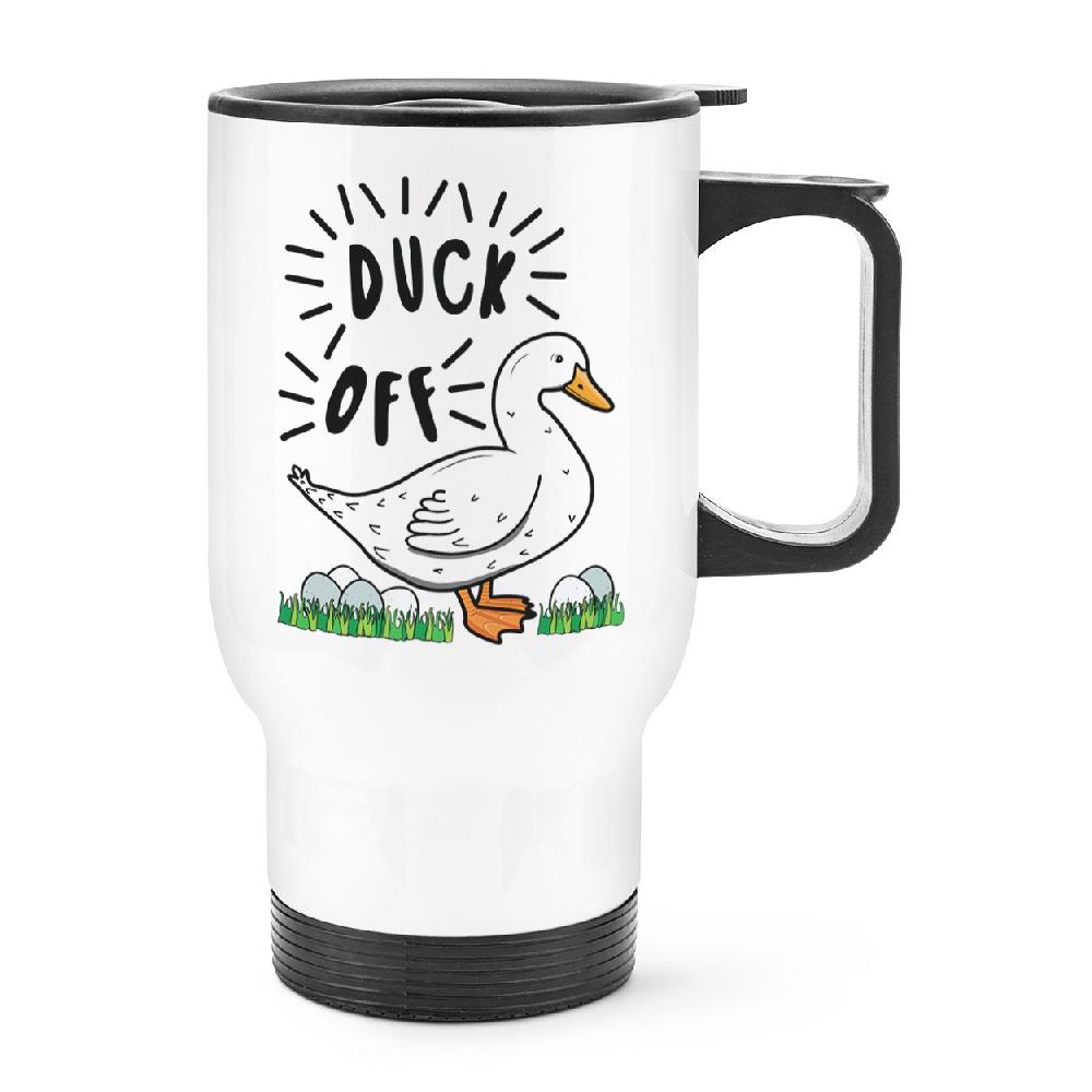 gift base Duck Off Travel Mug Cup With Handle