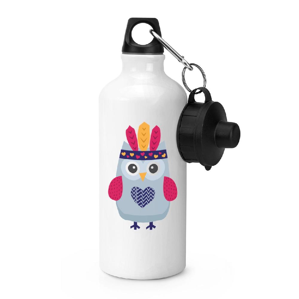 gift base Festival Owl Head Dress Sports Bottle