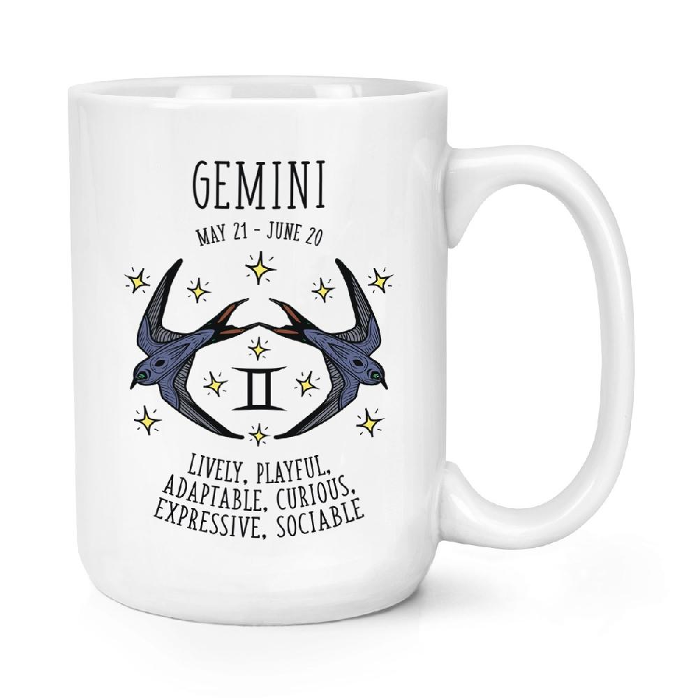 gift base Gemini Horoscope 15oz Large Mug Cup