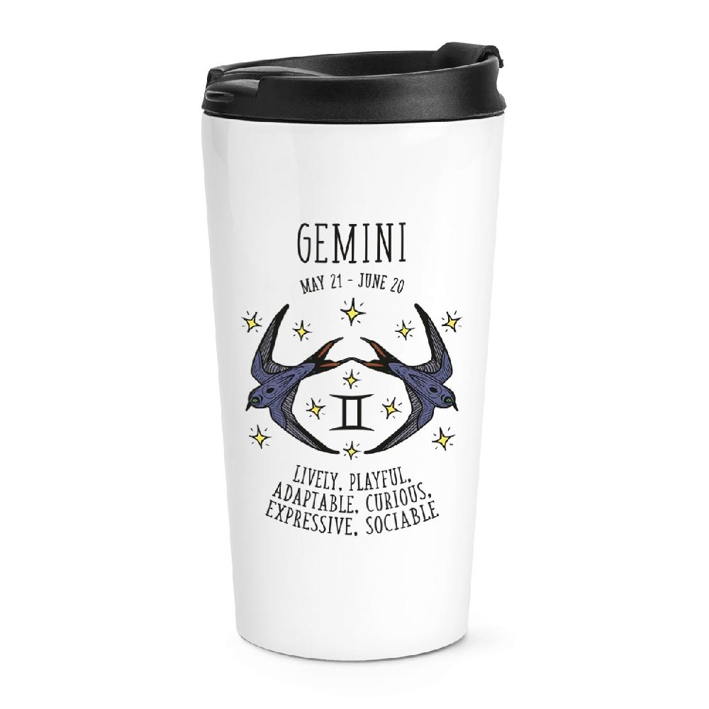 gift base Gemini Horoscope Travel Mug Cup