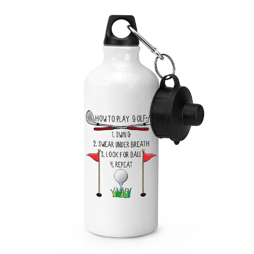 gift base How To Play Golf Sports Bottle