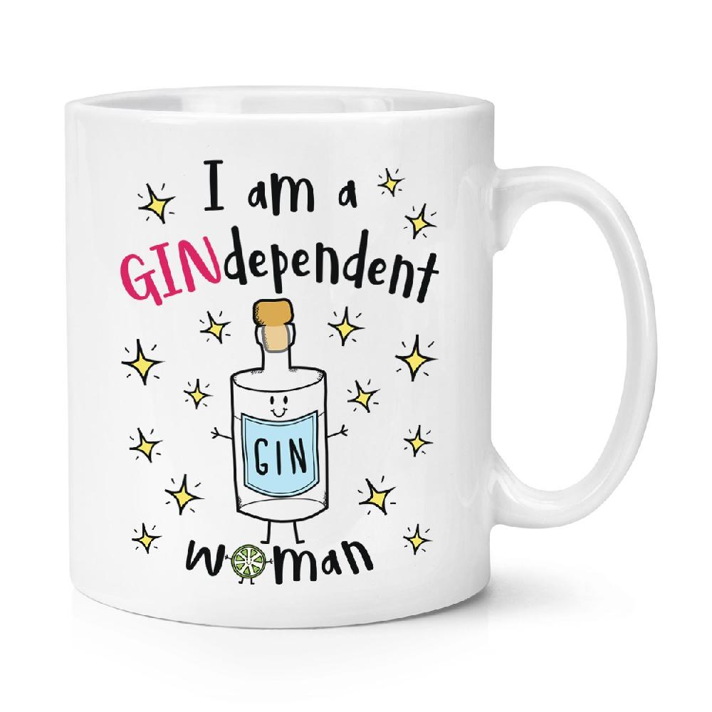 gift base I Am A Gindependent Woman 10oz Mug Cup