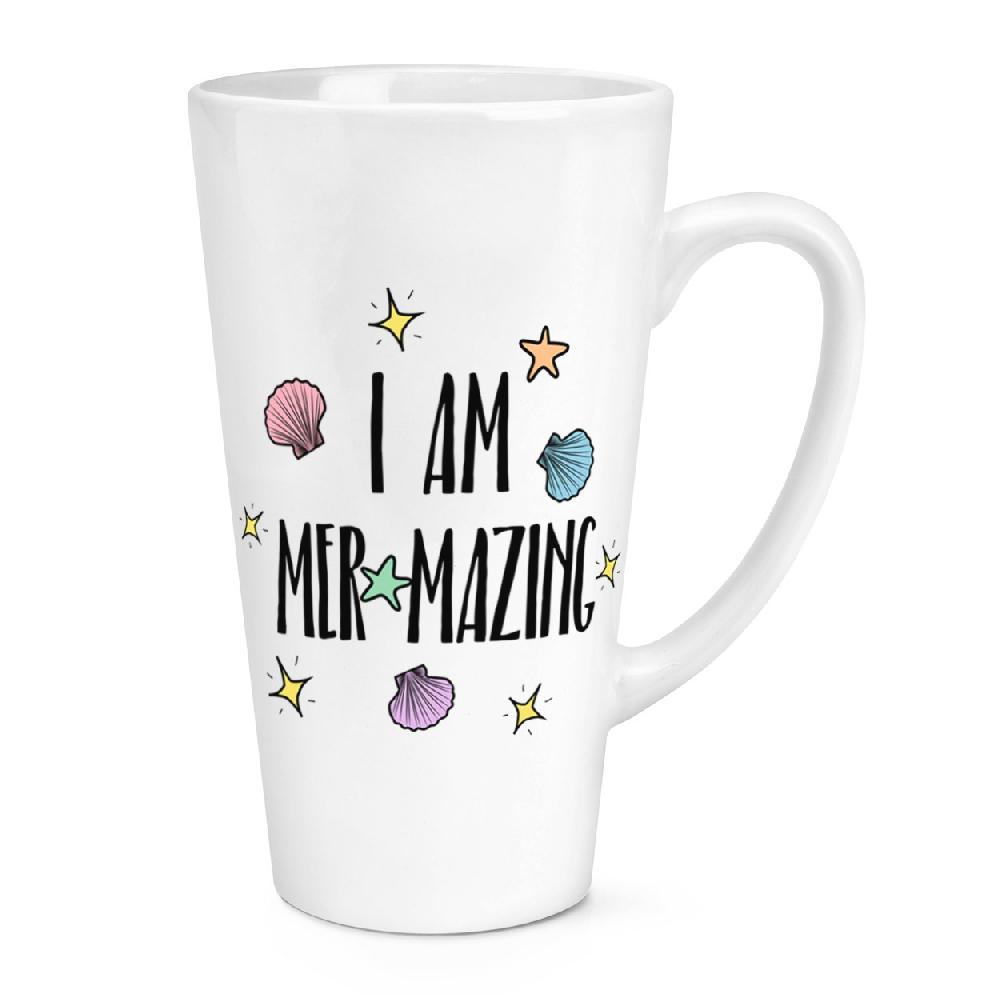 gift base I Am Mer-mazing 17oz Large Latte Mug Cup