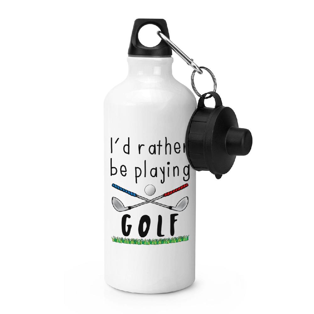 gift base I'd Rather Be Playing Golf Sports Bottle