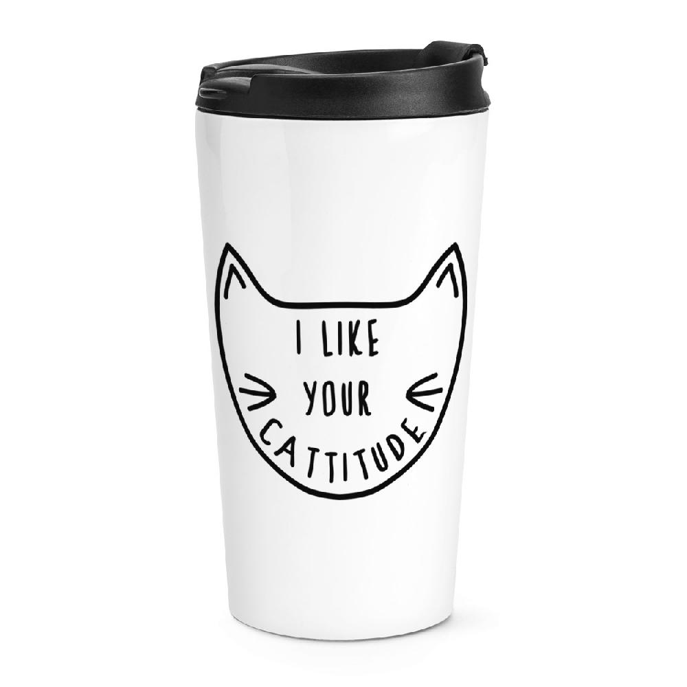 gift base I Like Your Cattitude Travel Mug Cup