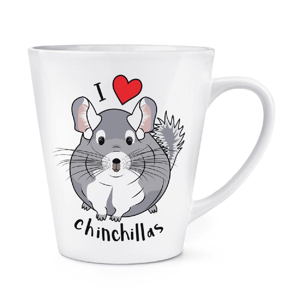 gift base I Love Chinchillas 12oz Latte Mug Cup