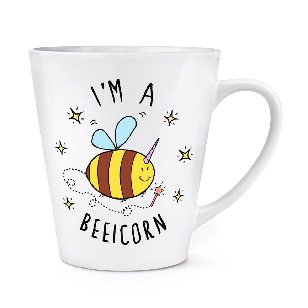 gift base I'm A Beeicorn 12oz Latte Mug Cup
