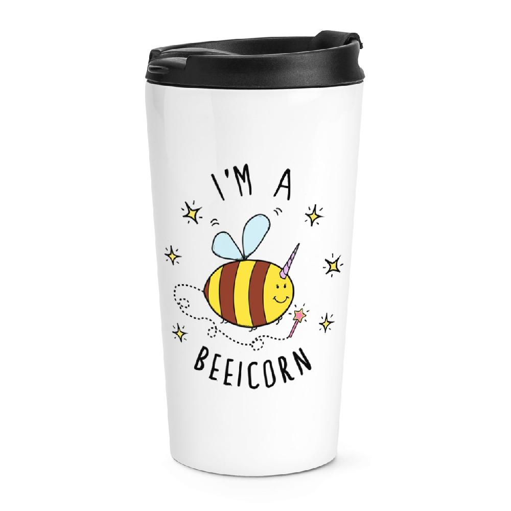 gift base I'm A Beeicorn Travel Mug Cup