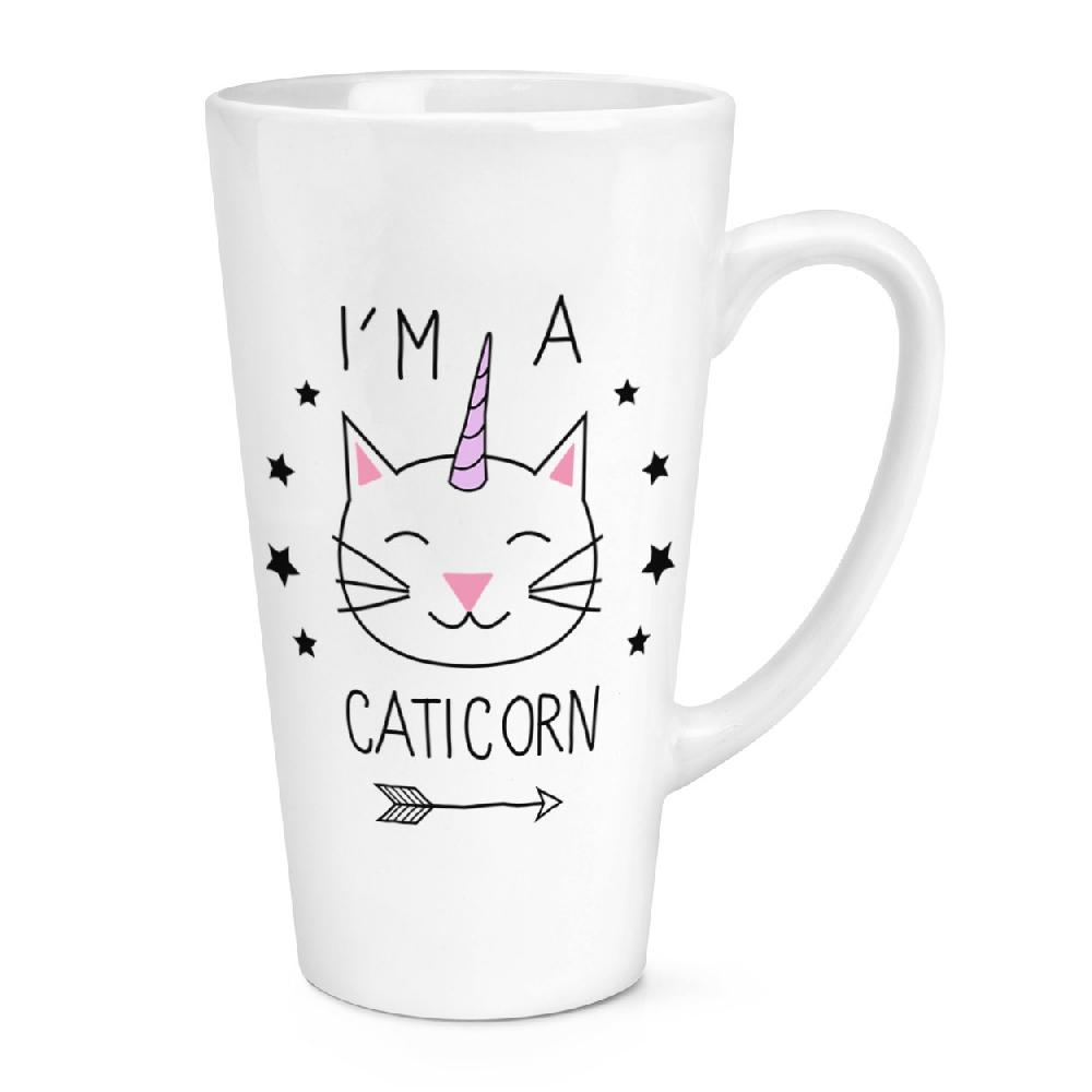 gift base I'm A Caticorn 17oz Large Latte Mug Cup