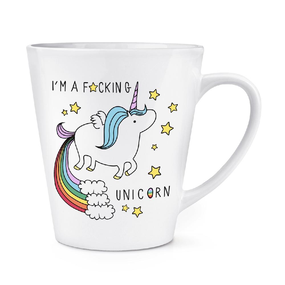 gift base I'm A F-cking Unicorn 12oz Latte Mug Cup