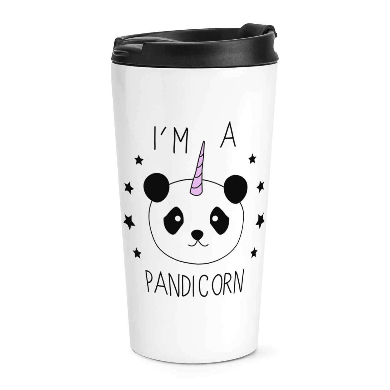gift base I'm A Pandicorn Unicorn Travel Mug Cup