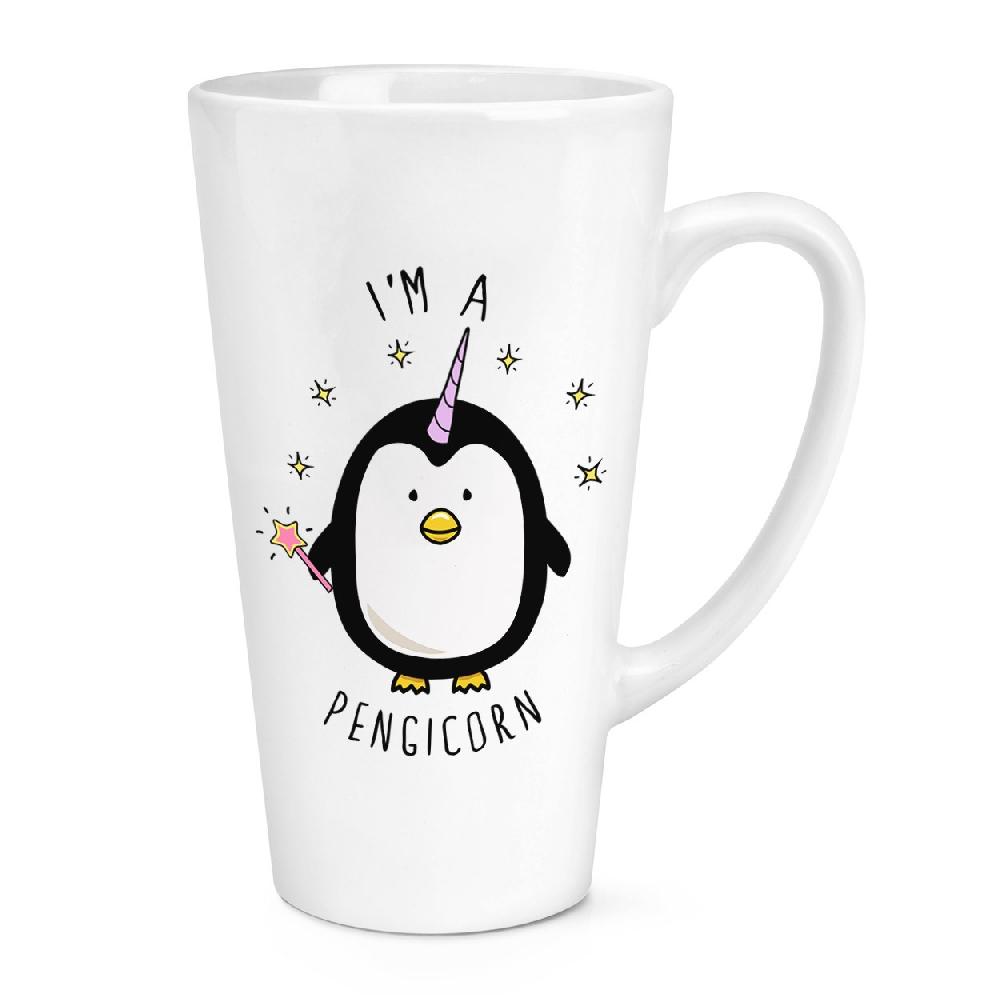 gift base I'm A Pengicorn 17oz Large Latte Mug Cup