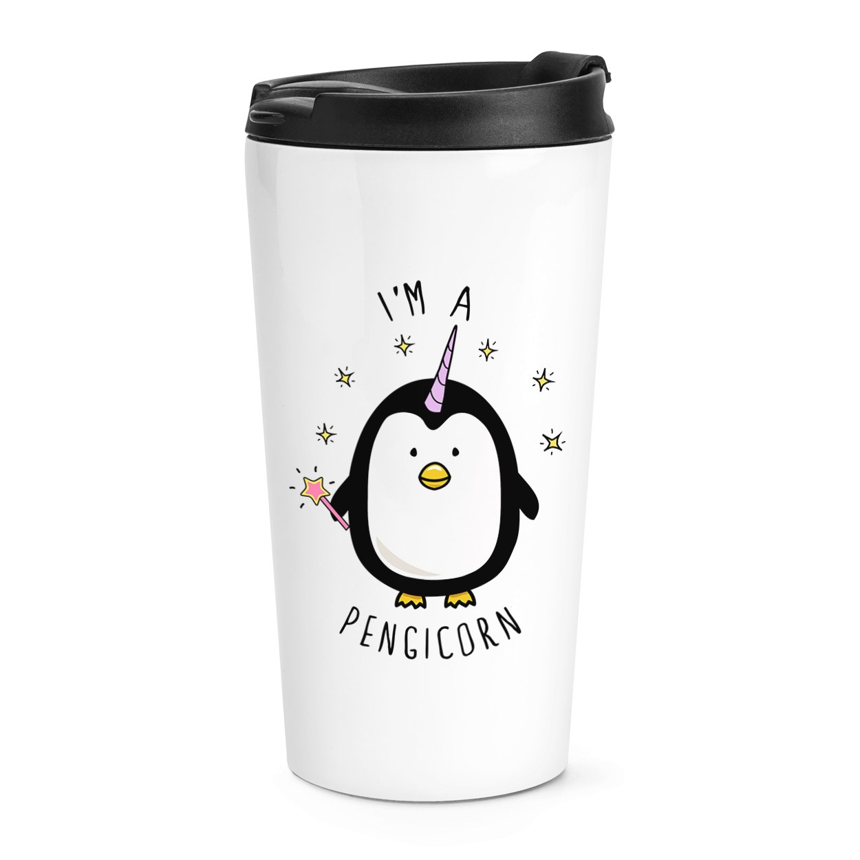 gift base I'm A Pengicorn Travel Mug Cup