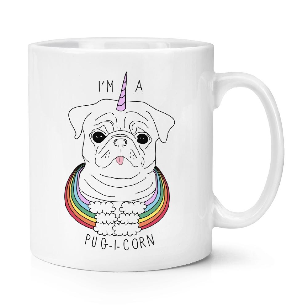 gift base I'm A Pugicorn Rainbow 10oz Mug Cup