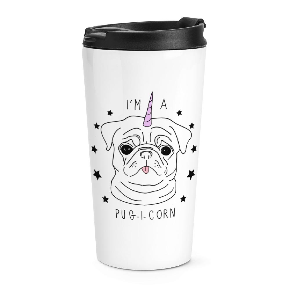 gift base I'm A Pugicorn Stars Travel Mug Cup