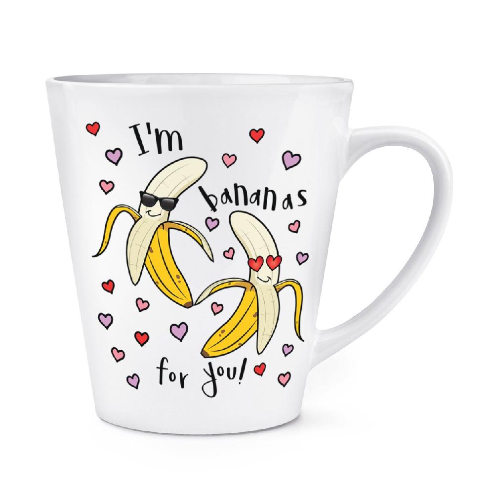 gift base I'm Bananas For You 12oz Latte Mug Cup