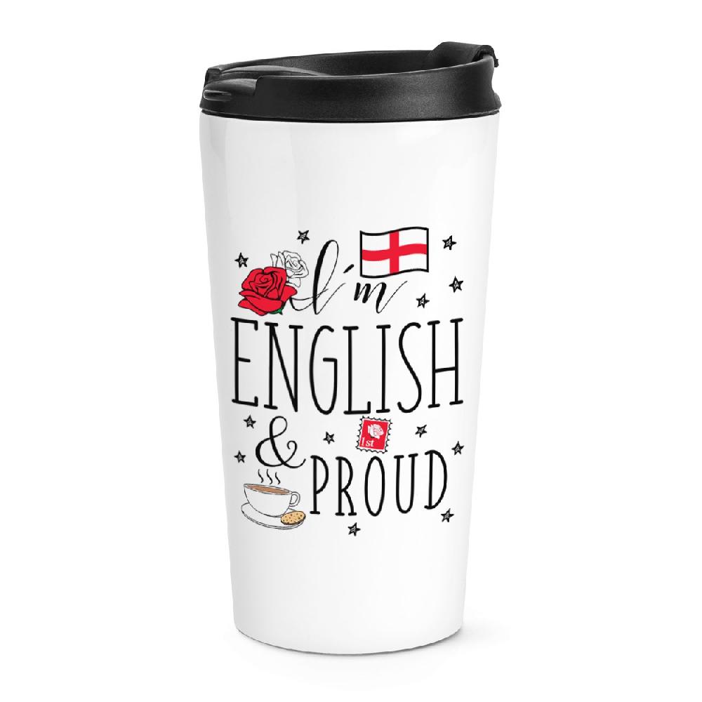 gift base I'm English And Proud Travel Mug Cup