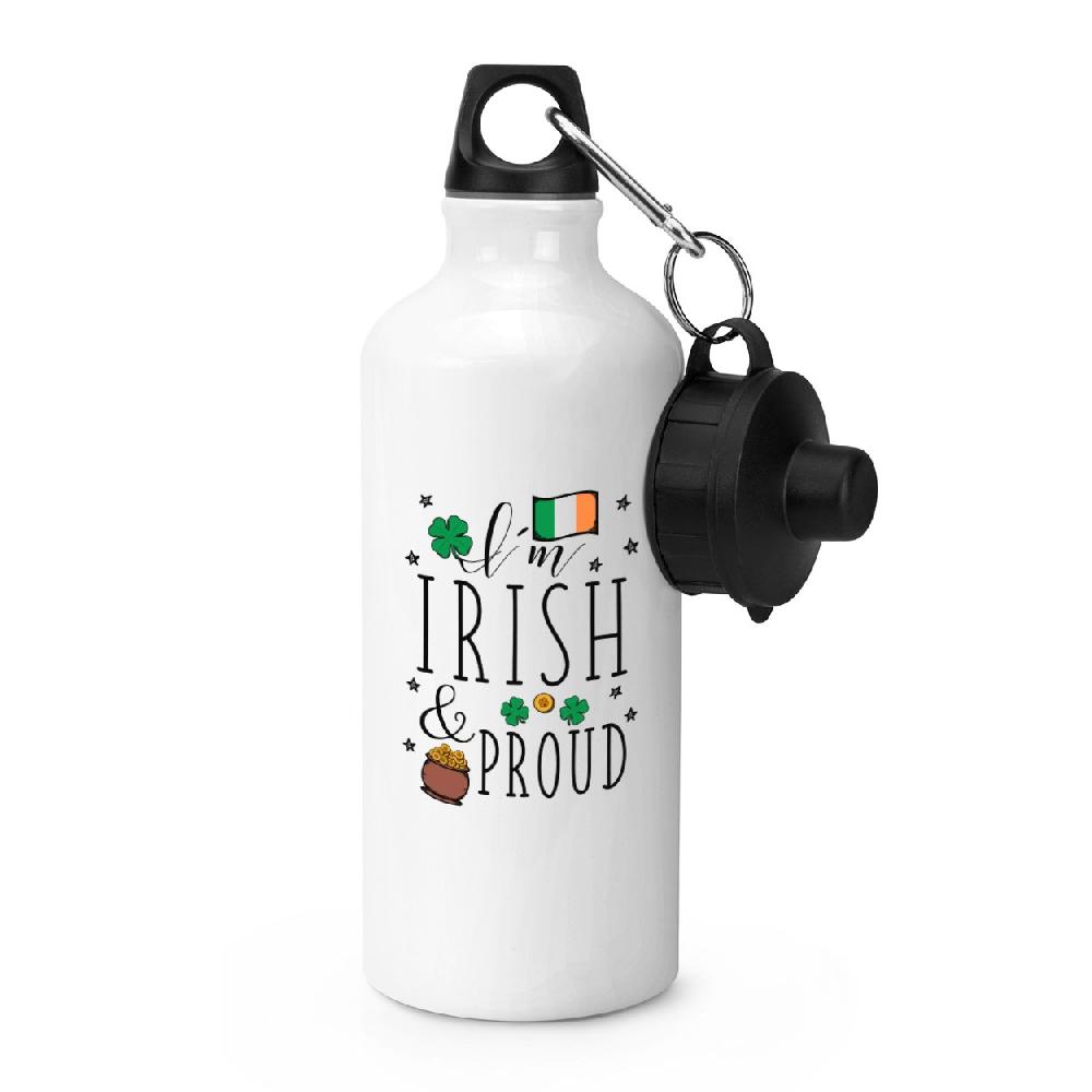 gift base I'm Irish And Proud Sports Bottle