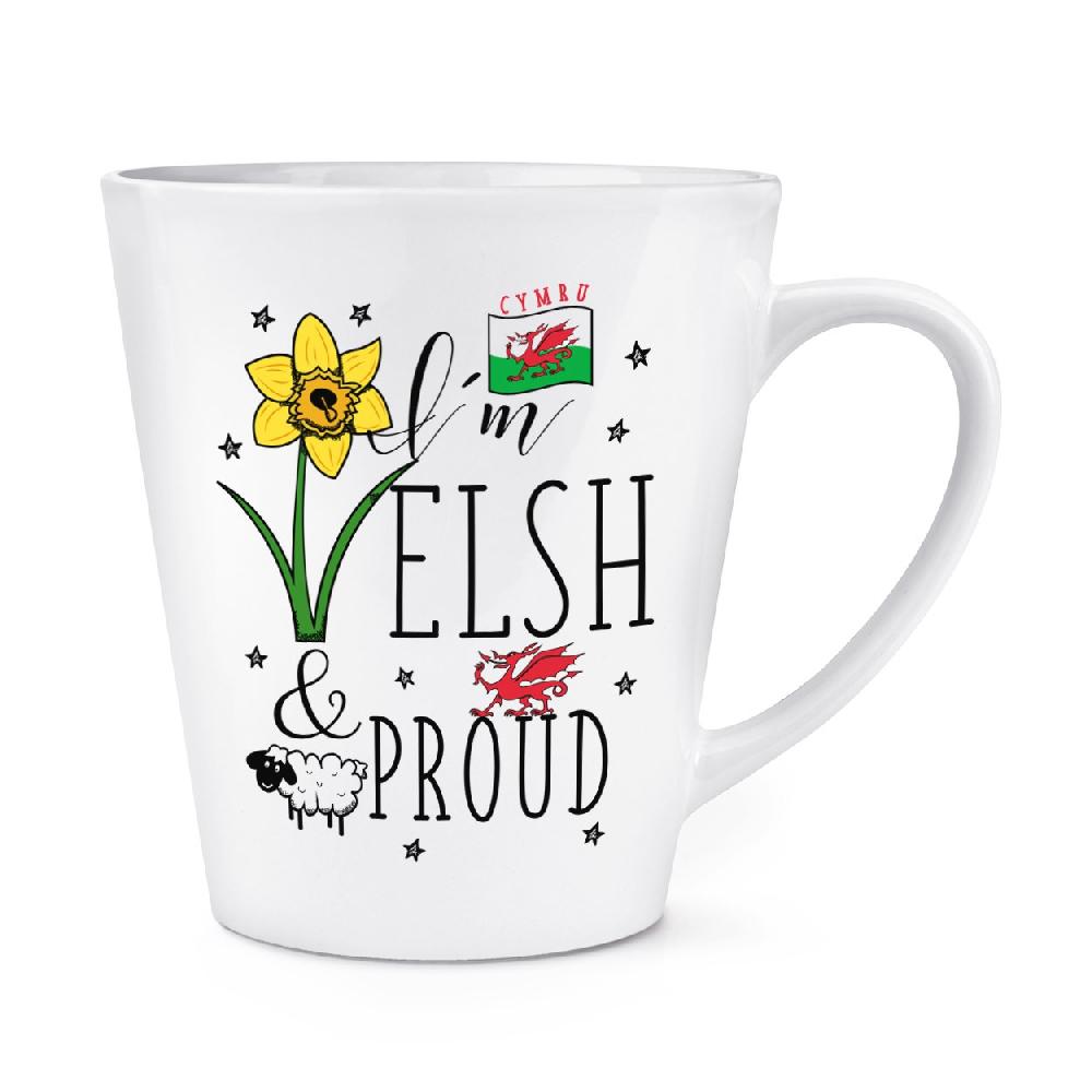 gift base I'm Welsh And Proud 12oz Latte Mug Cup