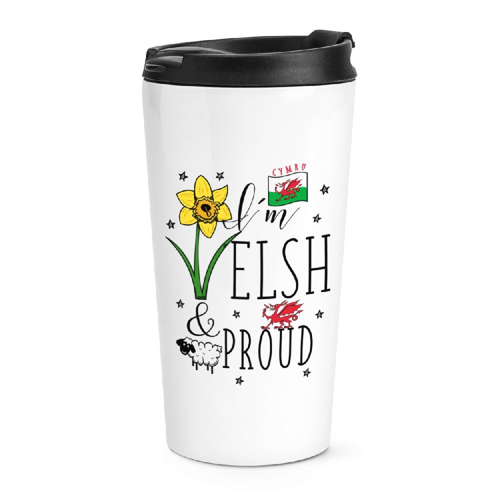 gift base I'm Welsh And Proud Travel Mug Cup
