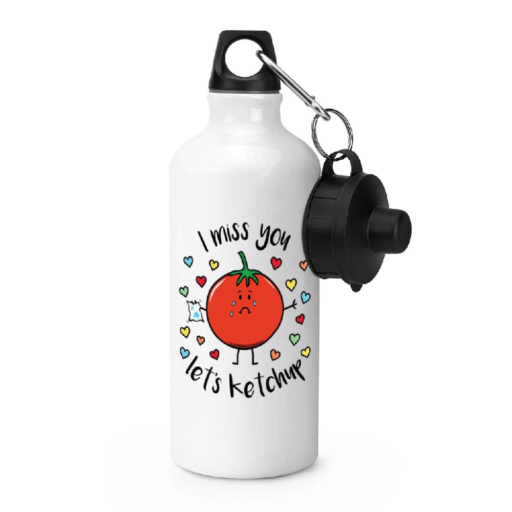 gift base I Miss You Let's Ketchup Sports Bottle