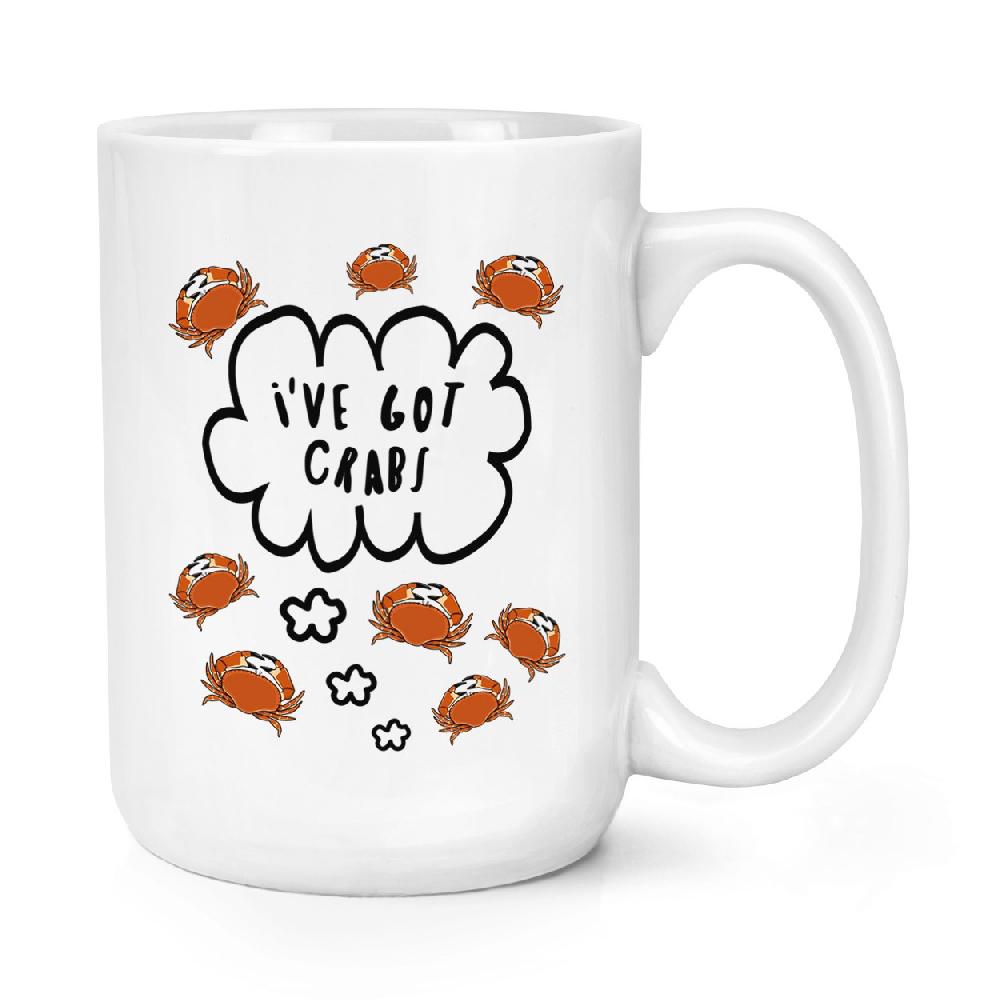 gift base I've Got Crabs 15oz Large Mug Cup