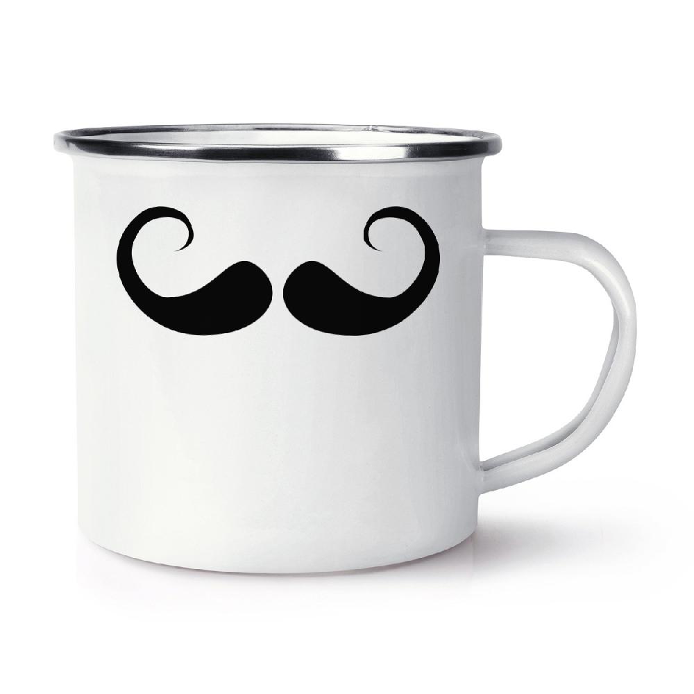 gift base Imperial Moustache Retro Enamel Mug Cup