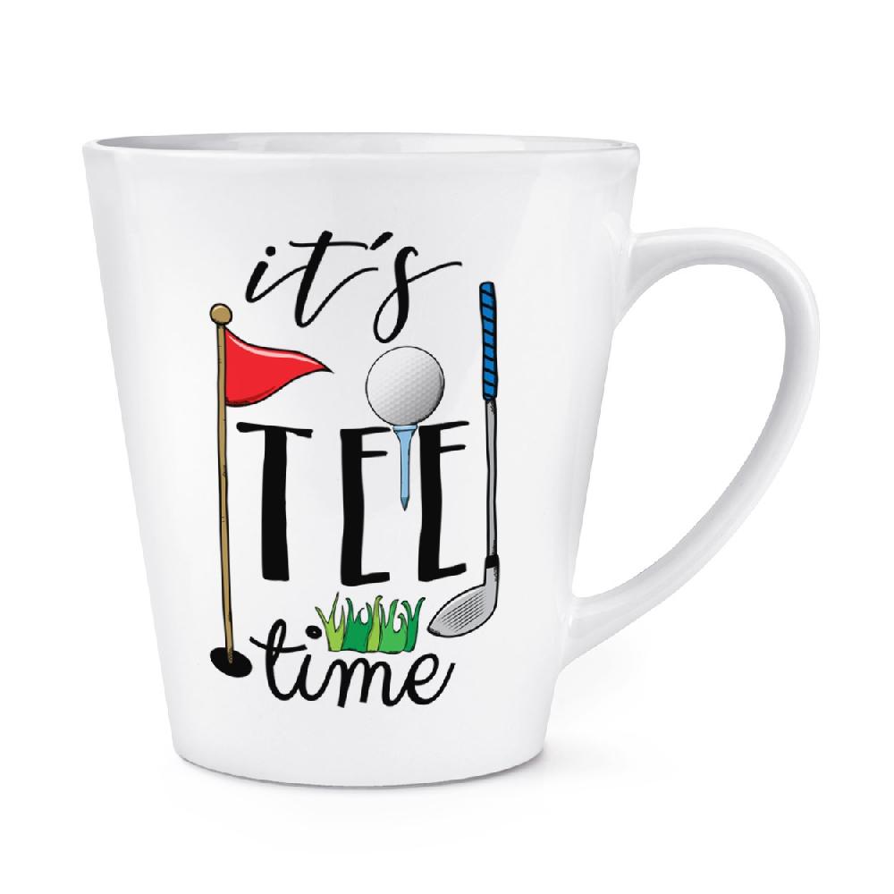 gift base It's Tee Time Golf 12oz Latte Mug Cup