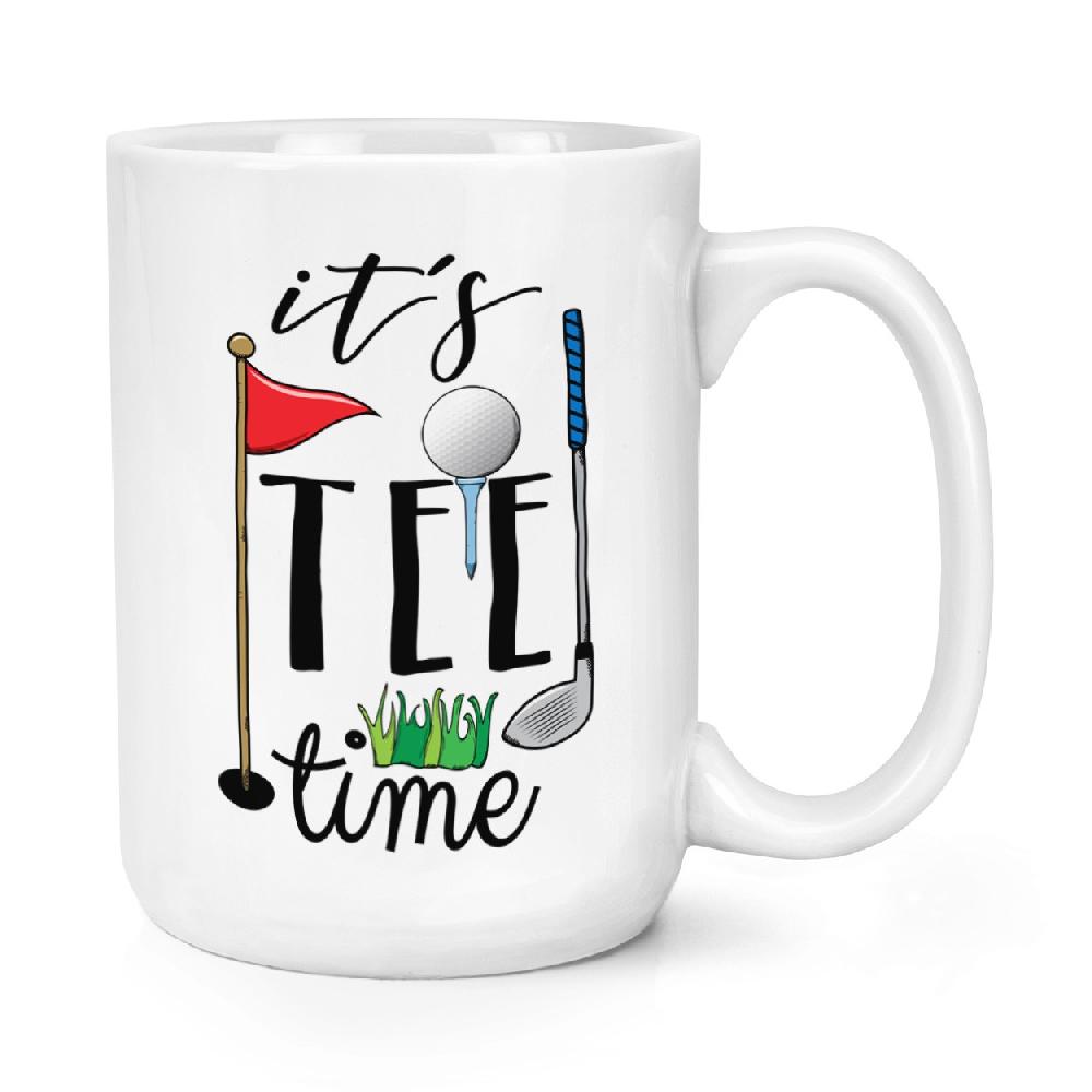 gift base It's Tee Time Golf 15oz Large Mug Cup