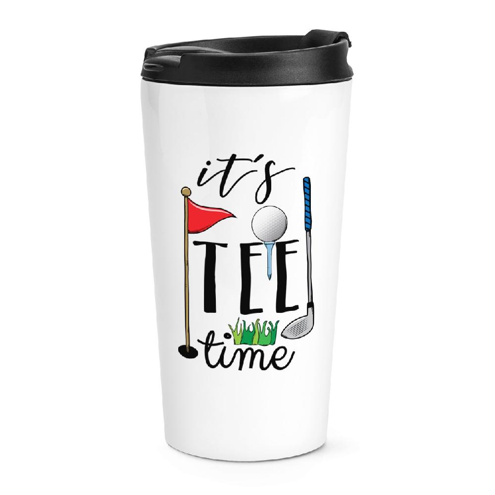 gift base It's Tee Time Golf Travel Mug Cup