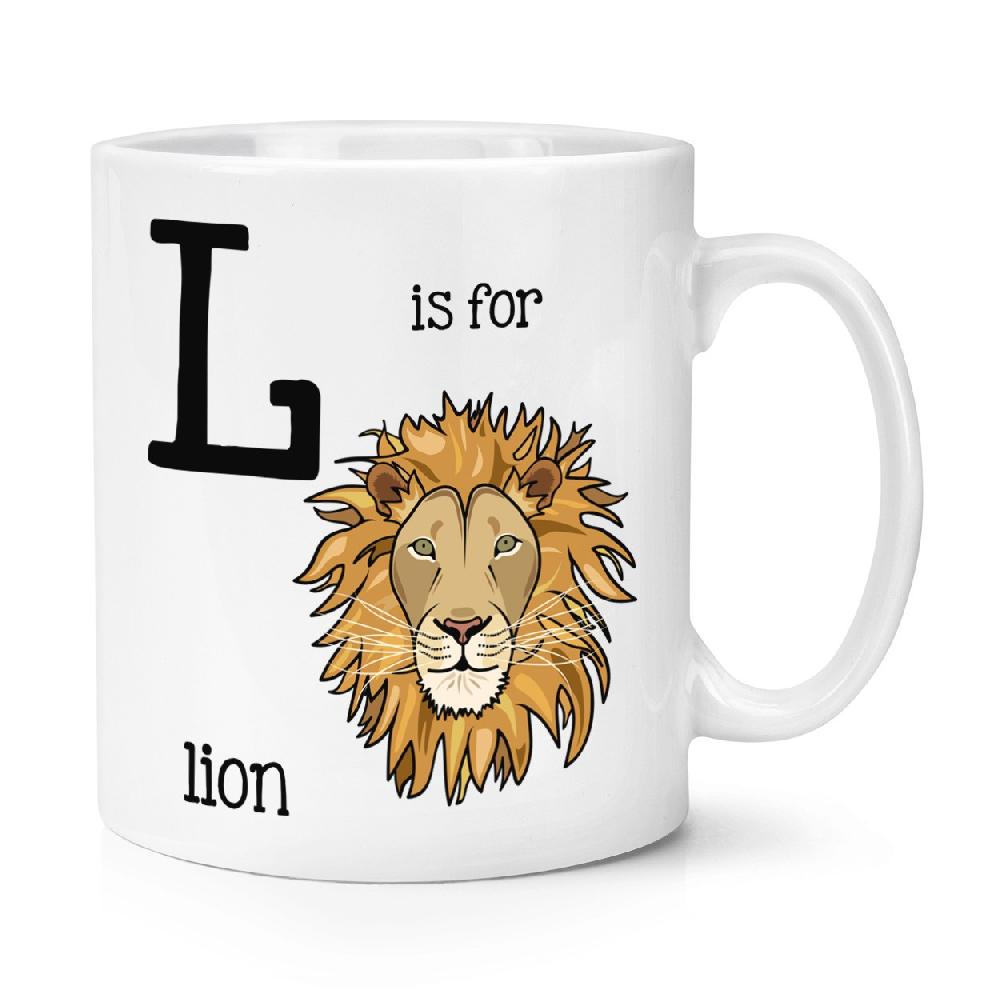 gift base L Is For Lion 10oz Mug Cup