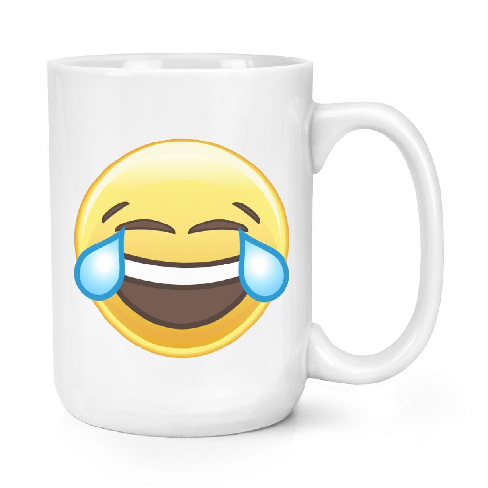 gift base Laughing Crying Emoji 15oz Large Mug Cup