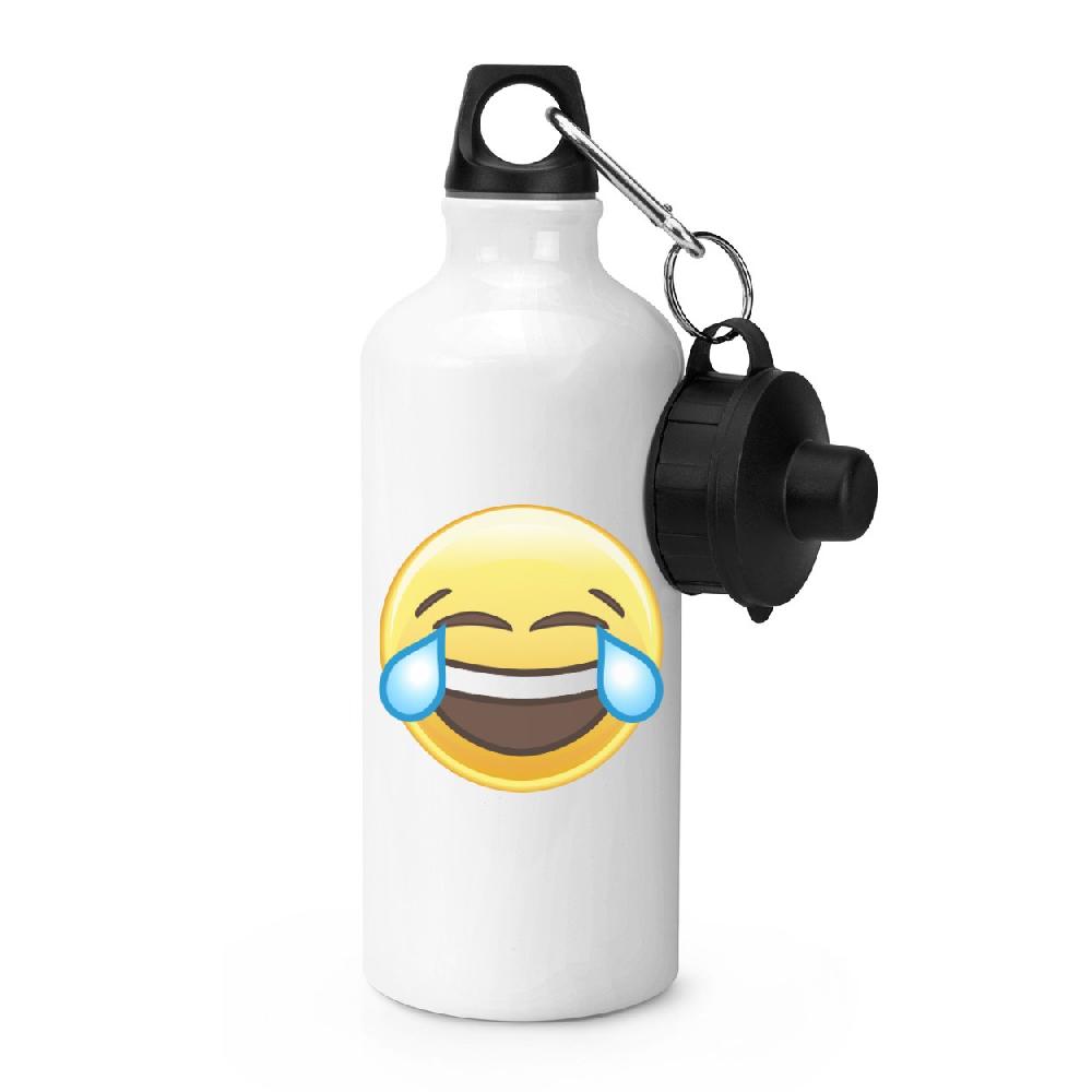 gift base Laughing Crying Emoji Sports Bottle